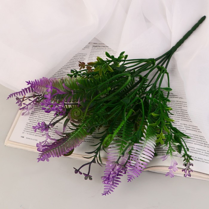 Букет искусственный «Рукола галант», h=26 см, МИКС