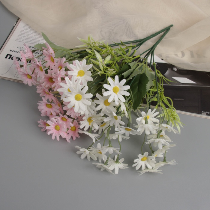 Букет искусственный «Хризантема бакарди», h=30 см, МИКС