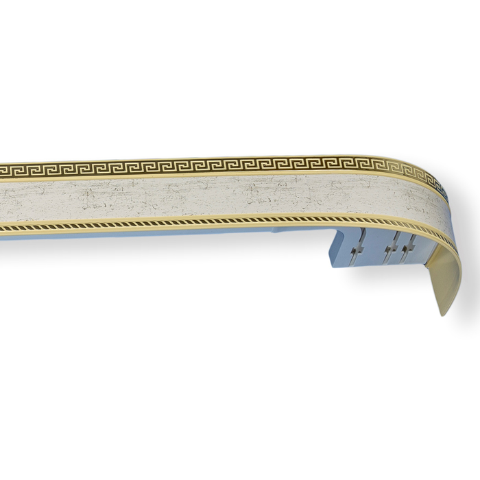 Карниз трёхрядный «Меандр», ширина 340 см, цвет оникс