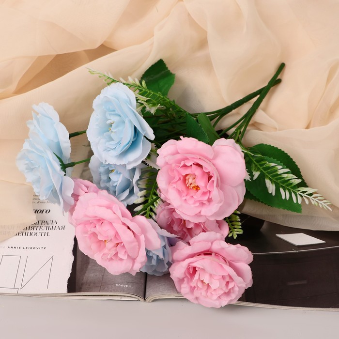 Букет искусственный «Роза Шток», 6×27 см, МИКС