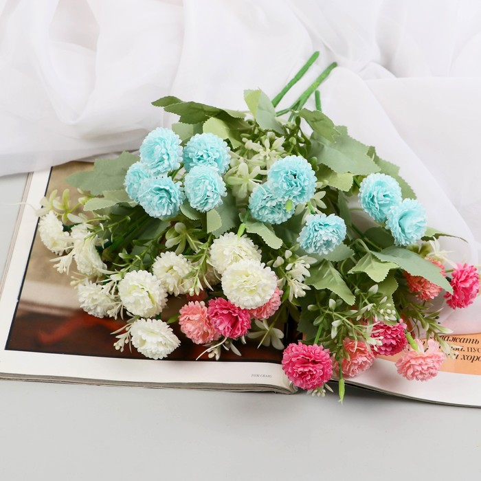 Букет искусственный «Хризантема Шерри», 6×27 см, МИКС