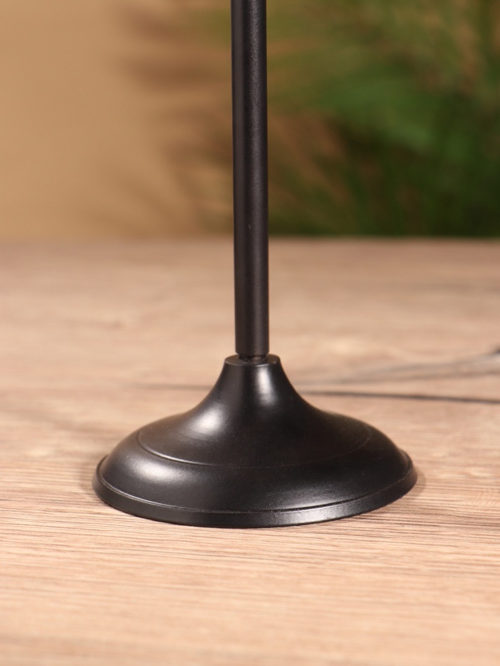 Подсвечник на 1 свечу «Да Винчи», латунь, чёрный с золотом, 7×7×18 см