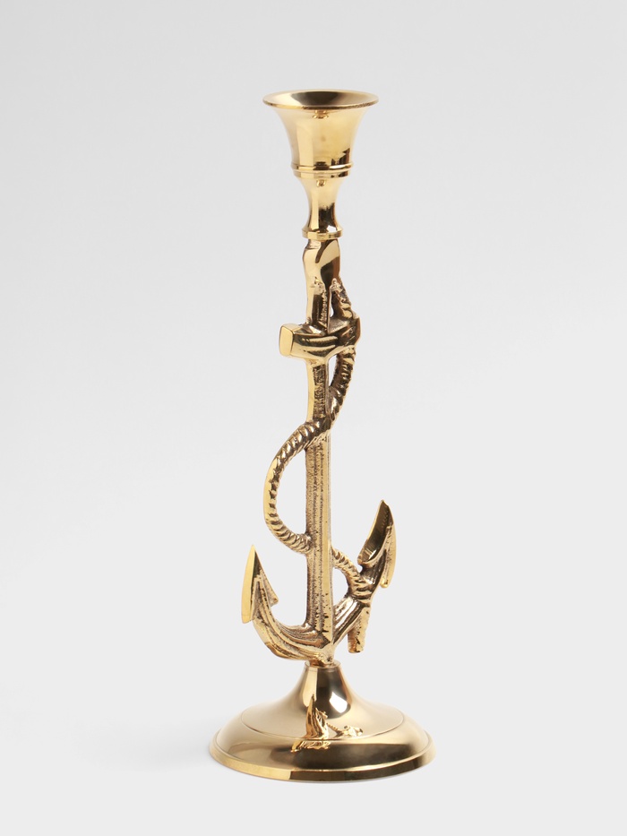 Подсвечник «Морской», 22 см, латунь