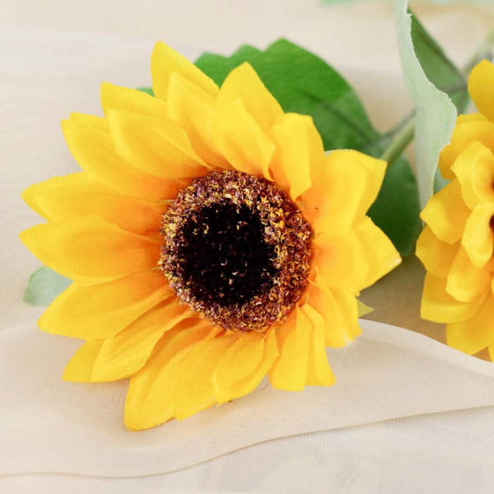 Цветы искусственные «Подсолнухи», 8×60 см