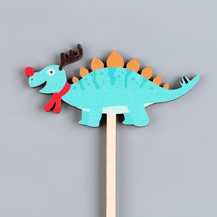 Топпер для декора новогодний «Дракон» 20×6×0.4 см, МИКС