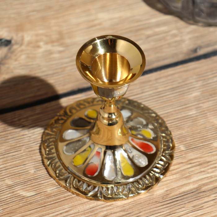 Подсвечник «Сэм», 9 см, латунь