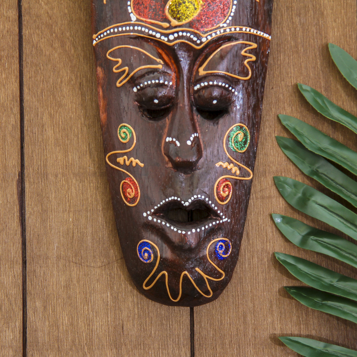 Маска «Соцветие», 30×11×2 см, дерево