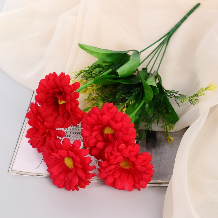 Букет искусственный «Цинния открытая», 6×34 см, МИКС