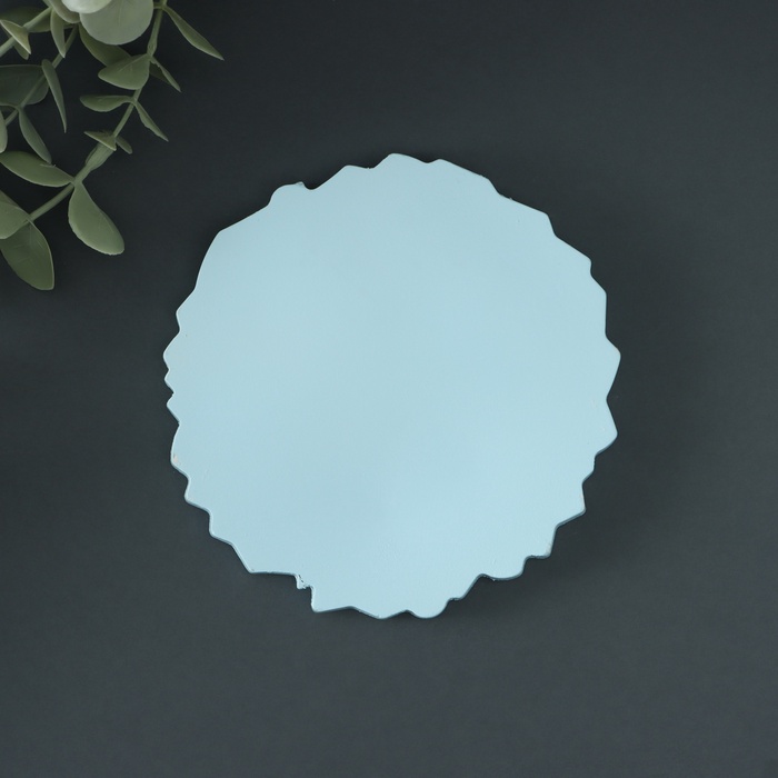 Подставка для мелочей «Пластика», 13×13 см, голубая