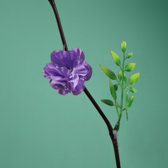 Интерьерный декор из бамбука, цветы пластик, 200 см, сиреневый