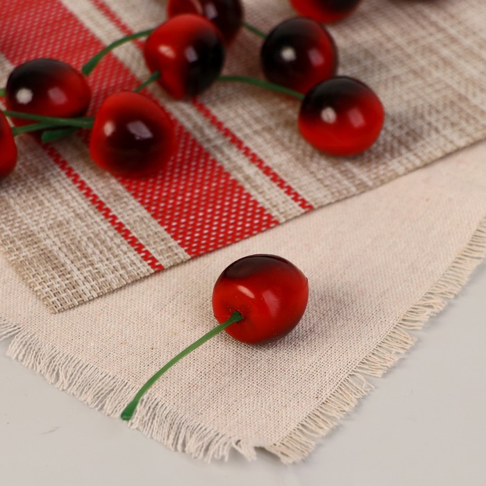 Муляж «Вишня», 2.5 см, фасовка по 20 шт.