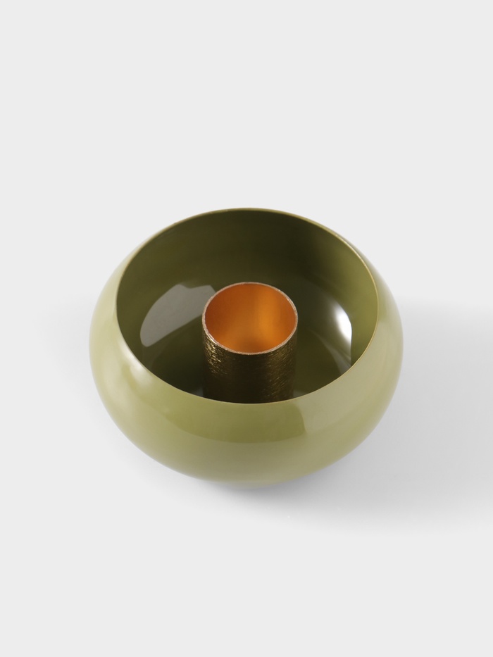 Подсвечник на 1 свечу на магнитах «Авокадо», 7.5×7.5×3.5 см