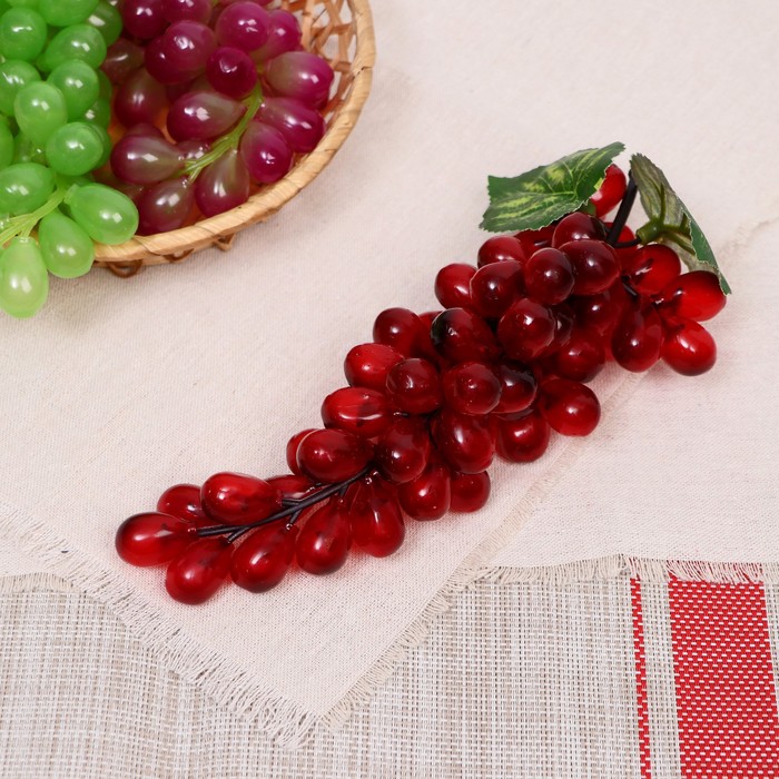 Муляж «Виноград овальный», h=19 см, 60 ягод, МИКС