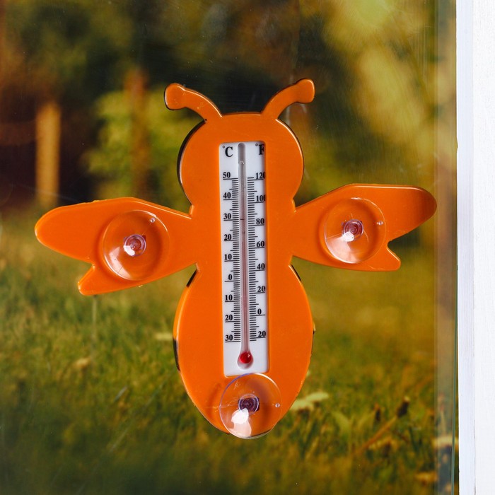 Оконный термометр «Пчела», пластиковый, «Добропаровъ»