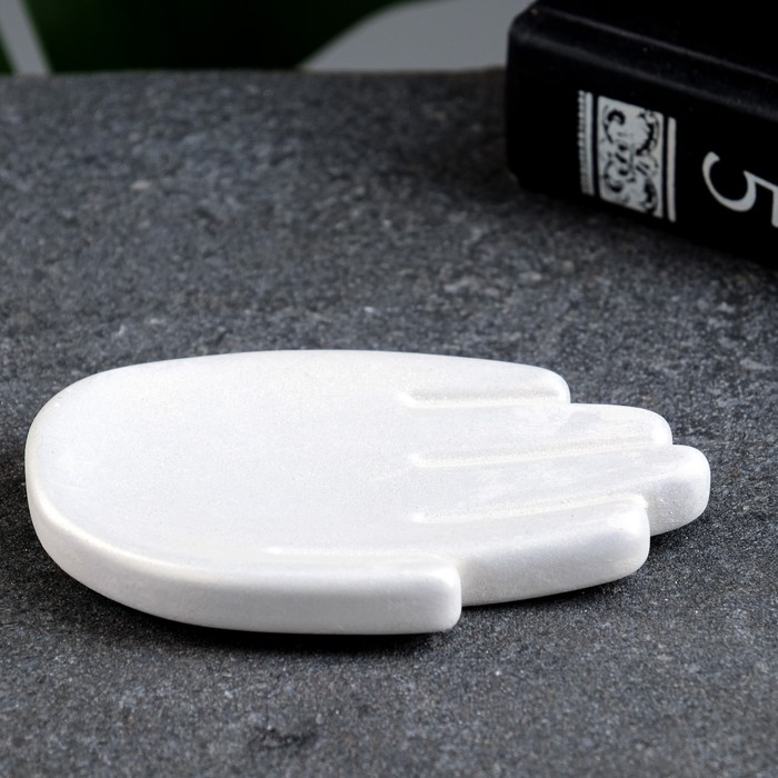 Подставка для мелочей «Ладошка», перламутр, 9×5×2 см