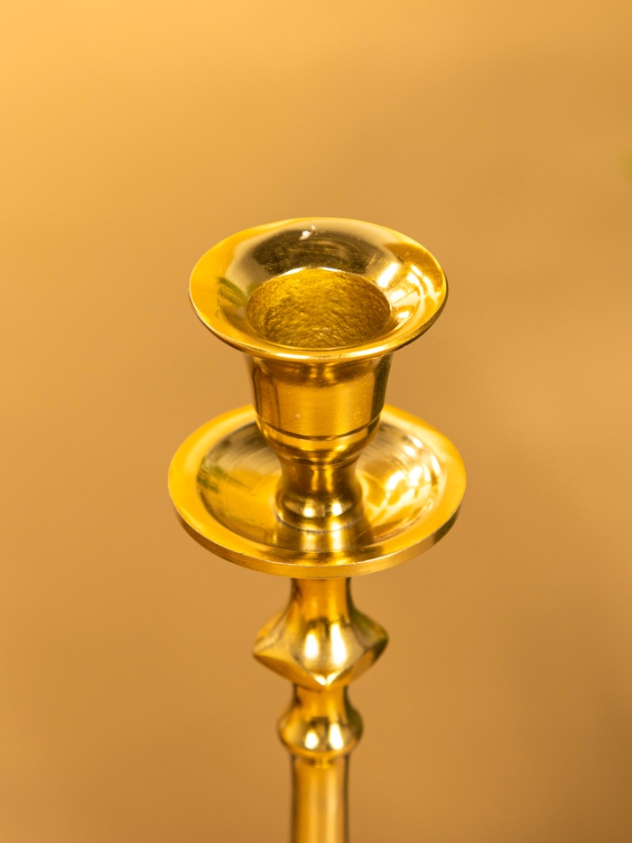 Подсвечник «Космос», на 1 свечу, 7×7×23 см, алюминий