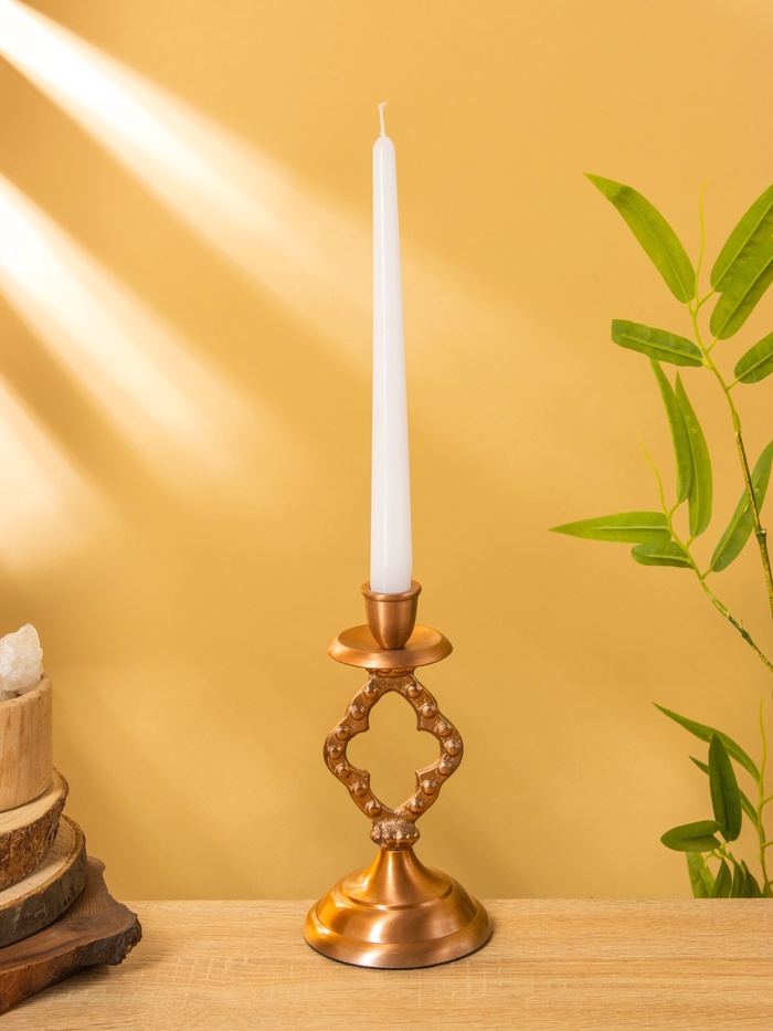 Подсвечник «Сияние», 10×10×19 см, алюминий