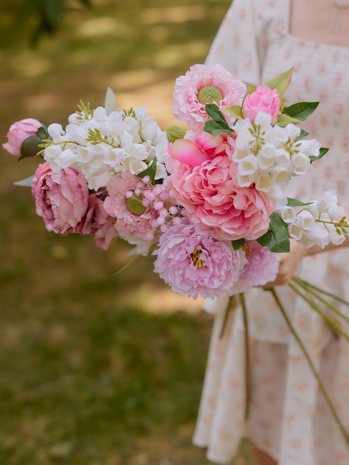 Цветы искусственные «Махровый гибискус», h=82 см, розовые