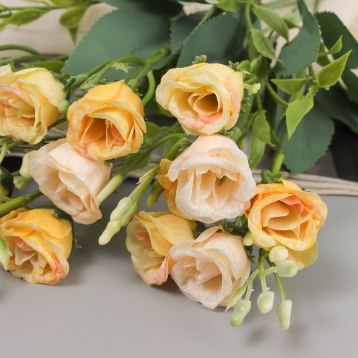 Букет искусственный «Роза найт галант», 25 см, МИКС