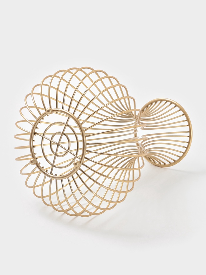 Копилка для винных пробок «Доляна. Ваза Голд», золотая