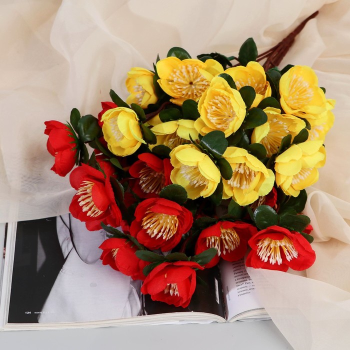 Букет искусственный «Морозник Тереза», 5×34 см, МИКС