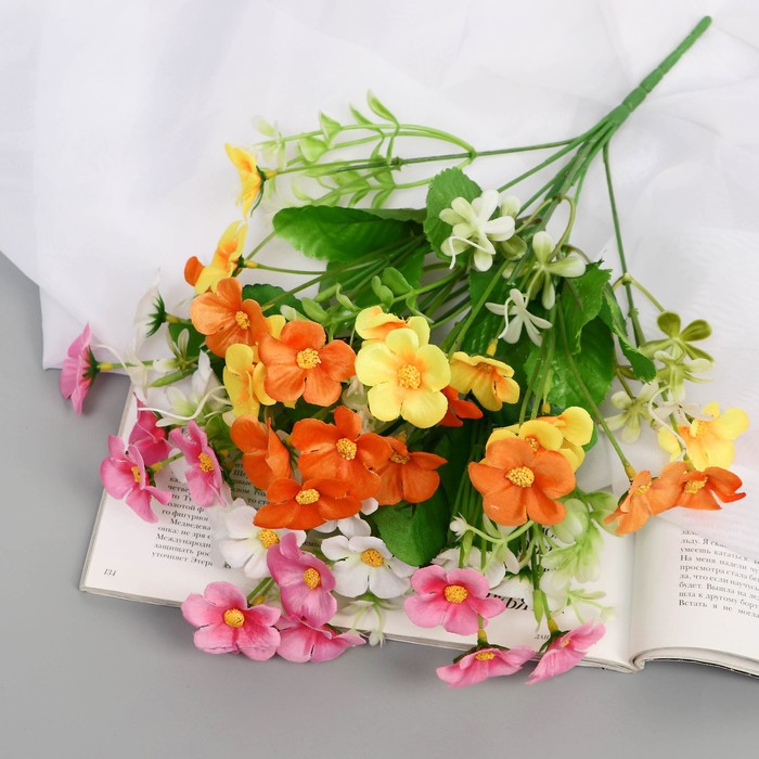 Букет искусственный «Малоцвет премиум», 3.5×27 см, МИКС