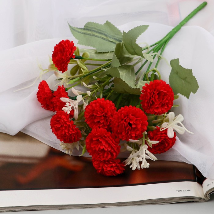 Букет искусственный «Хризантема Шерри», 6×27 см, МИКС