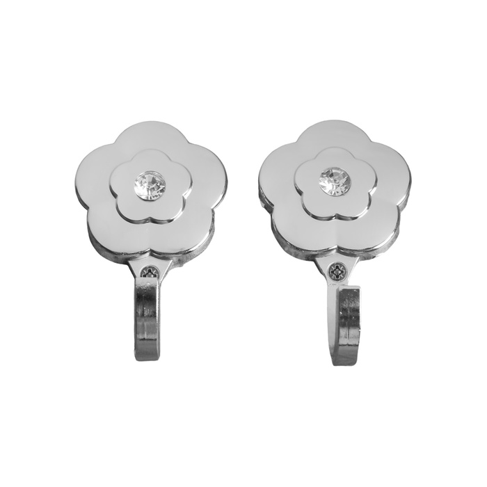 Держатель для штор однорожковый CAPPIO KC117, цвет хром, 2 шт.