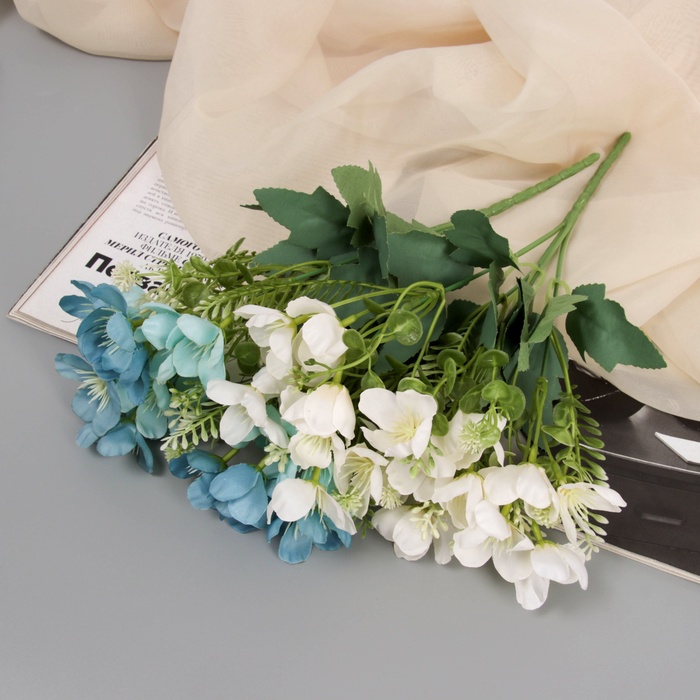 Букет искусственный «Морозник элит с зеленью», h=29 см, МИКС