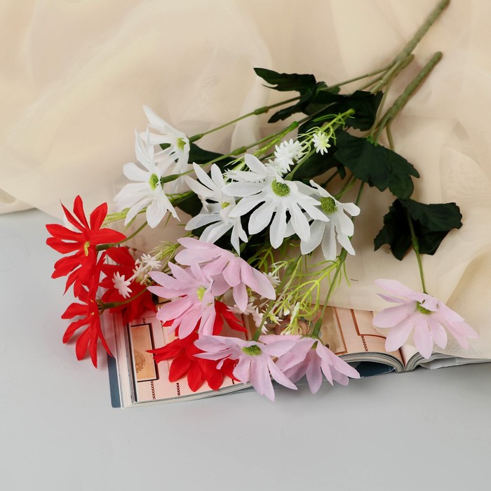 Букет искусственный «Хризантема мона лиза», 5×30 см, МИКС