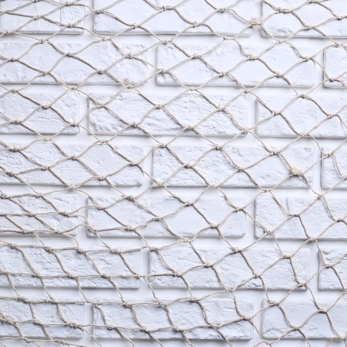 Декоративная сетка настенная «Белая», 100×200 см