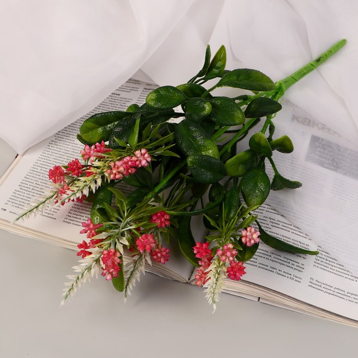 Букет искусственный «Лаванда с зеленью», h=31 см, МИКС