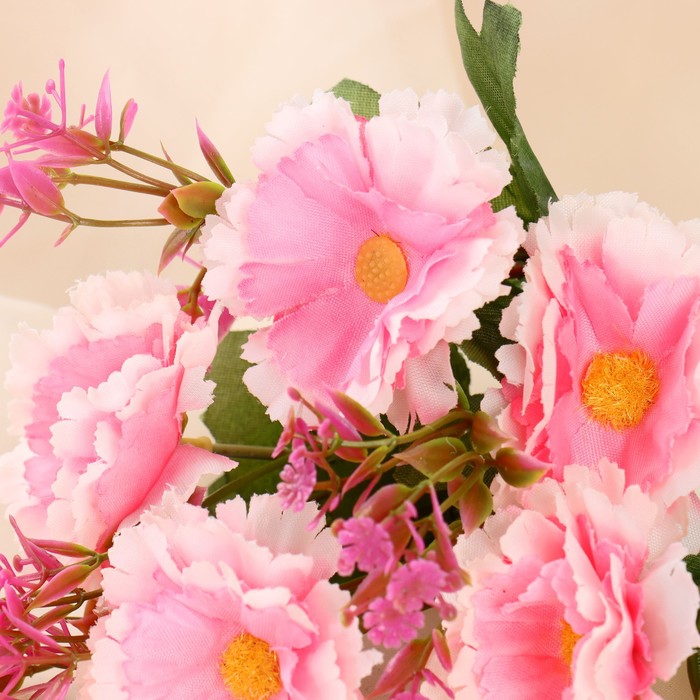 Букет искусственный «Циния изящная», 5×24 см, МИКС