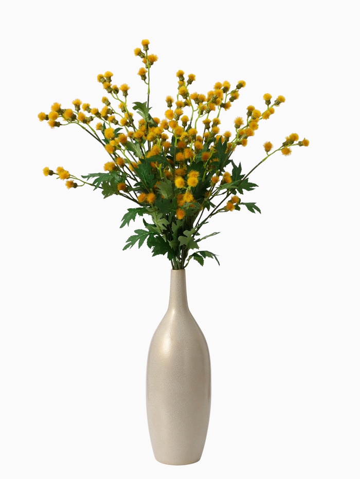 Цветы искусственные «Мимоза садовая люкс», h=60 см, жёлтые