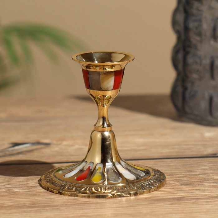 Подсвечник «Сэм», 9 см, латунь