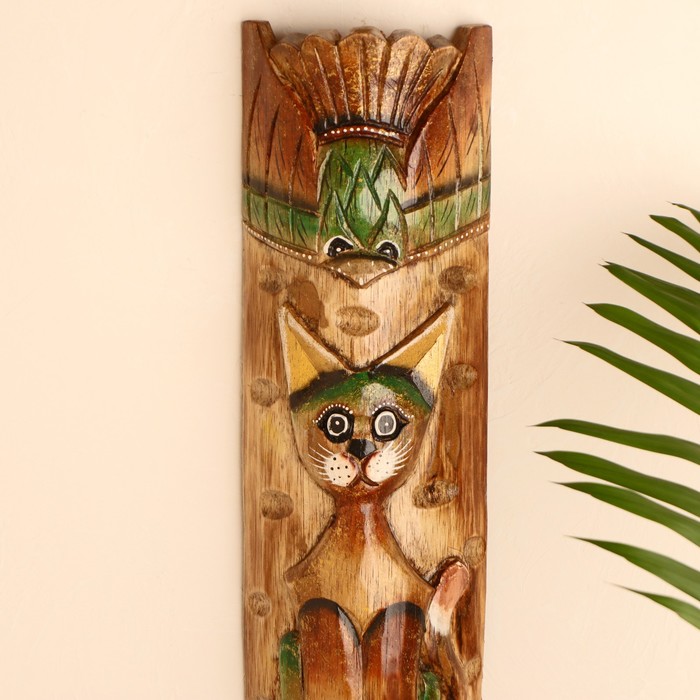 Интерьерный сувенир маска «Кошка», 50×12×5 см