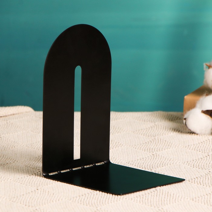 Держатель - подставка для книг «Минимализм», чёрный, 1 шт.