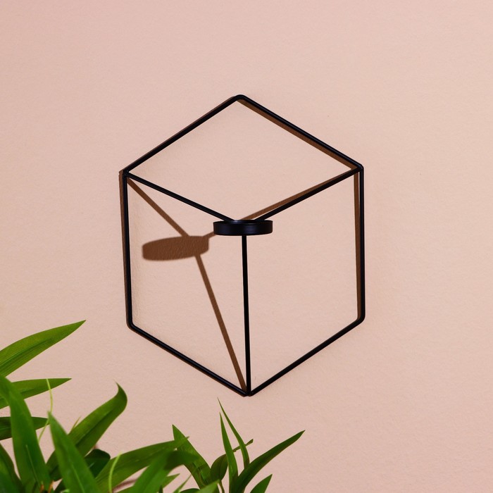 Подсвечник «Куб», набор 2 шт.