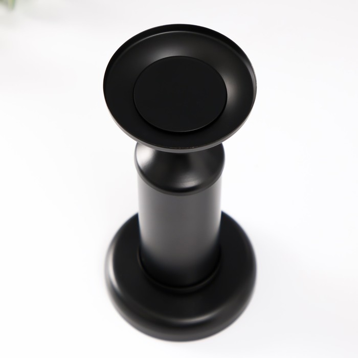 Металлический подсвечник на 1 свечу «Магнус», d=7.5 см, 10×10×21 см