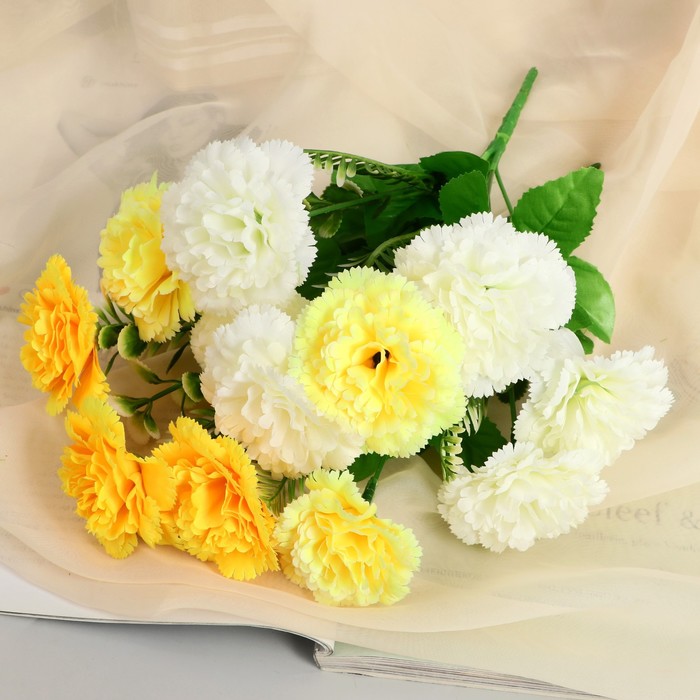 Букет искусственный «Маргаритка многолетняя», 7×26 см, МИКС