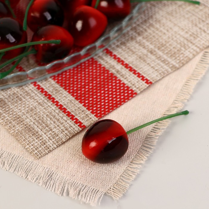 Муляж «Вишня», 2.5 см, фасовка по 20 шт.