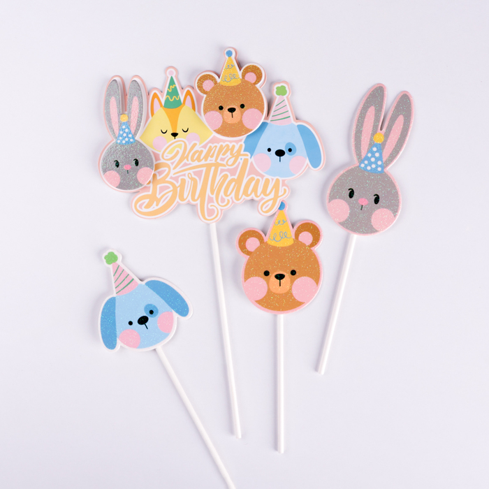 Топпер для торта «День рождения»