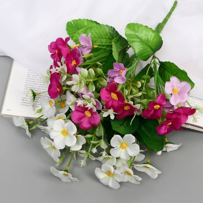 Букет искусственный «Малоцвет премиум», 3.5×27 см, МИКС