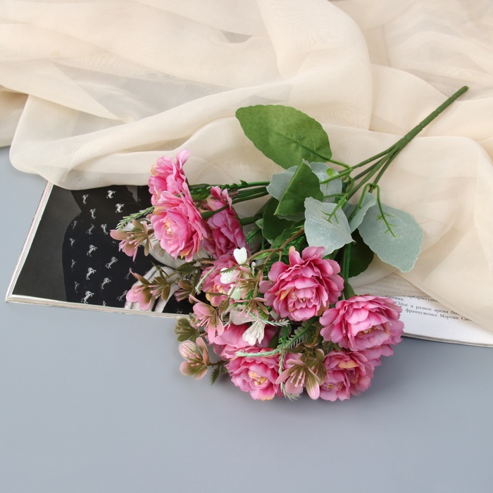 Букет искусственный «Роза флорибунда», h=29 см, МИКС