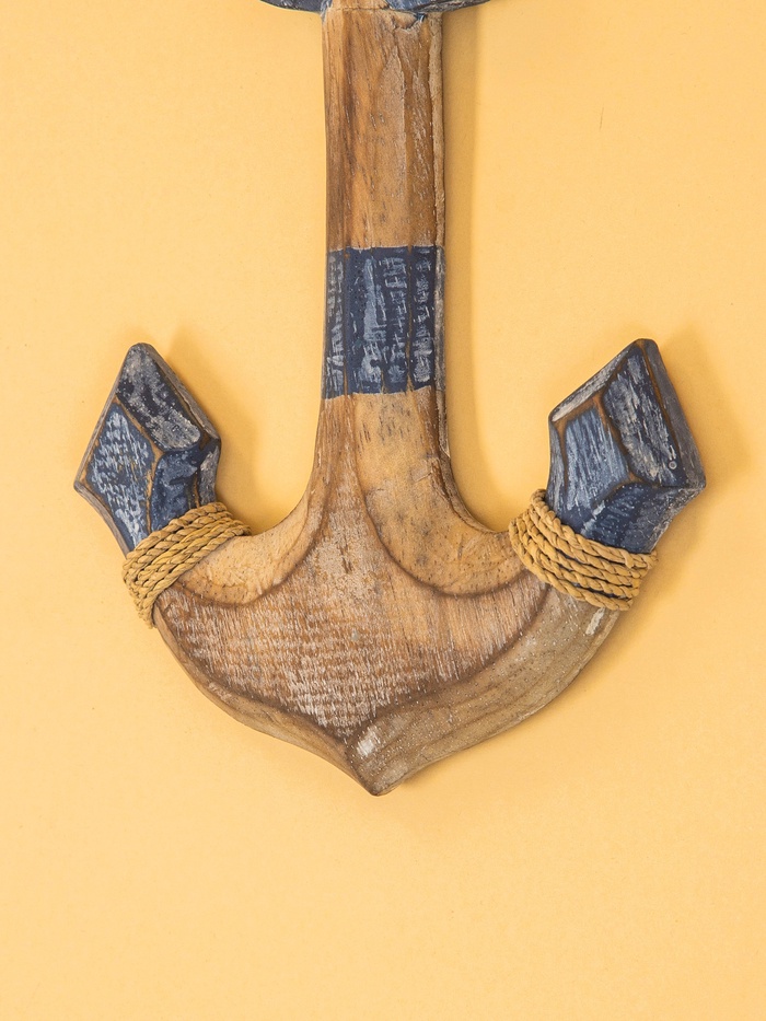 Декор интерьерный «Якорь», 15×2×28 см, дерево
