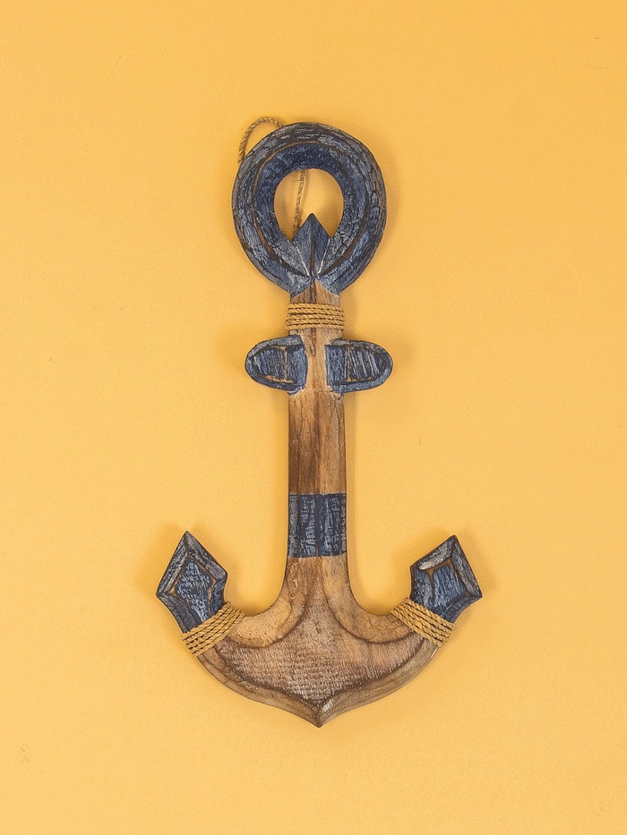 Декор интерьерный «Якорь», 15×2×28 см, дерево