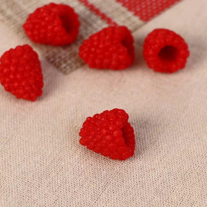 Муляж «Малина», 2.5 см, фасовка по 20 шт.