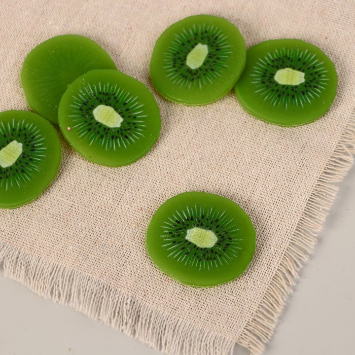 Муляж «Срез киви», 3.5 см (фасовка по 20 шт.)