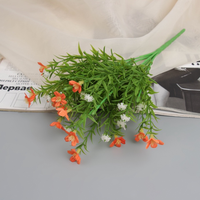 Букет искусственный «Лобелия галант», h=27 см, МИКС