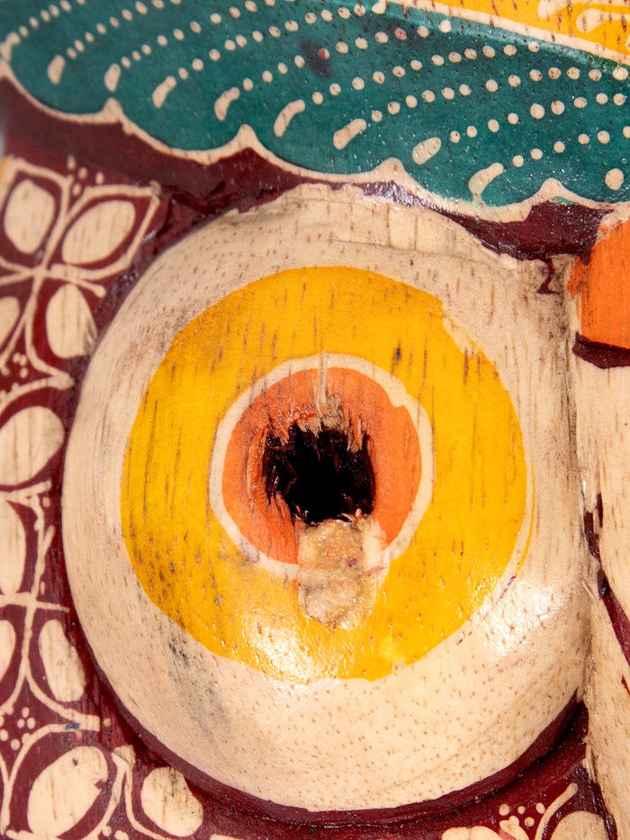 УЦЕНКА Маска «Сова» дерево 21×17×8 см